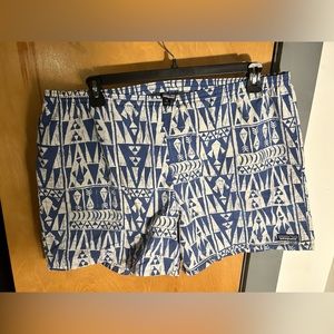 Patagonia 2017 print 5” baggies size xl